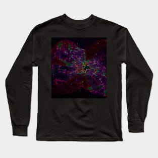 Black Panther Art - Glowing Edges 208 Long Sleeve T-Shirt